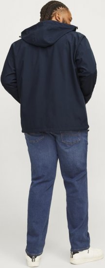 Jack & Jones JJTAYLOR Softshell Jacket Navy Blazer - Bundy - Bundy Nadmerné Veľkosti 2XL-8XL