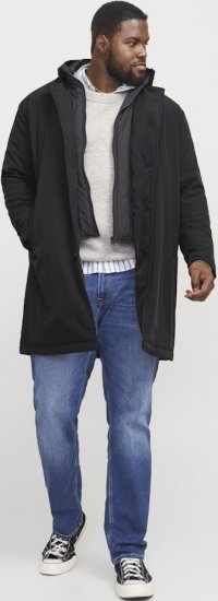 Jack & Jones REMY Windproof Water-resistant Softshell Jacket Black - Bundy - Bundy Nadmerné Veľkosti 2XL-8XL