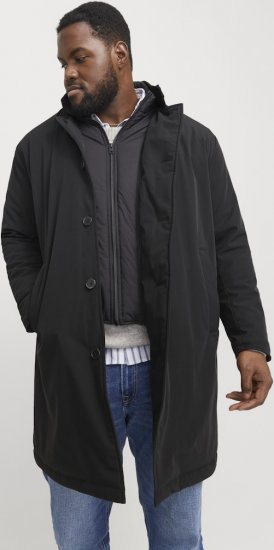 Jack & Jones REMY Windproof Water-resistant Softshell Jacket Black - Bundy - Bundy Nadmerné Veľkosti 2XL-8XL