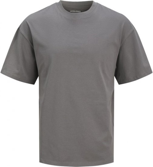 Jack & Jones BRADLEY T-Shirt Grey - Tričká - Nadrozmerné tričká - 2XL-14XL