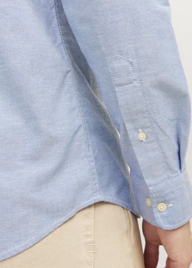 Jack & Jones Brook Oxford Long Sleeve Shirt Cashmere Blue - Košele - Košele 2XL-10XL