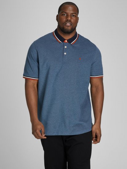 Jack & Jones Paulos Polo Denim Blue - Polokošele - Polokošele 2XL-8XL
