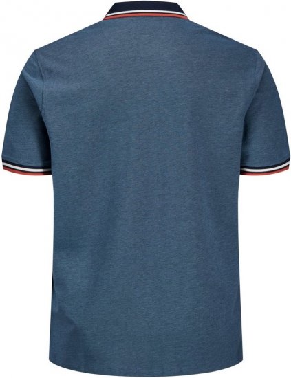 Jack & Jones PAULOS Short Sleeve Polo Denim Blue/PS - Polokošele - Polokošele 2XL-8XL