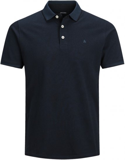 Jack & Jones PAULOS Short Sleeve Polo Dark Navy/PS - Polokošele - Polokošele 2XL-8XL