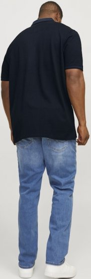 Jack & Jones PAULOS Short Sleeve Polo Dark Navy/PS - Polokošele - Polokošele 2XL-8XL
