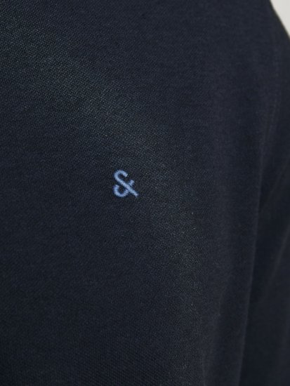 Jack & Jones PAULOS Short Sleeve Polo Dark Navy/PS - Polokošele - Polokošele 2XL-8XL
