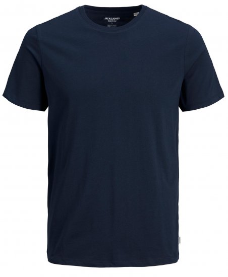 Jack & Jones Organic Basic T-shirt Navy Blazer - Tričká - Nadrozmerné tričká - 2XL-14XL