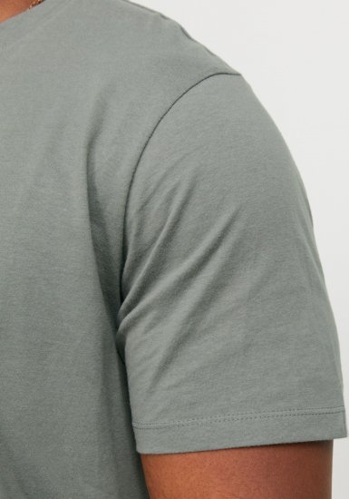 Jack & Jones NOA Crew Neck T-Shirt Grey - Tričká - Nadrozmerné tričká - 2XL-14XL