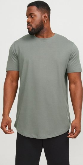 Jack & Jones NOA Crew Neck T-Shirt Grey - Tričká - Nadrozmerné tričká - 2XL-14XL