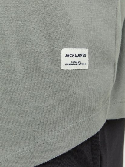 Jack & Jones NOA Crew Neck T-Shirt Grey - Tričká - Nadrozmerné tričká - 2XL-14XL