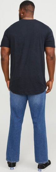Jack & Jones NOA Crew Neck T-Shirt Navy Blazer - Tričká - Nadrozmerné tričká - 2XL-14XL
