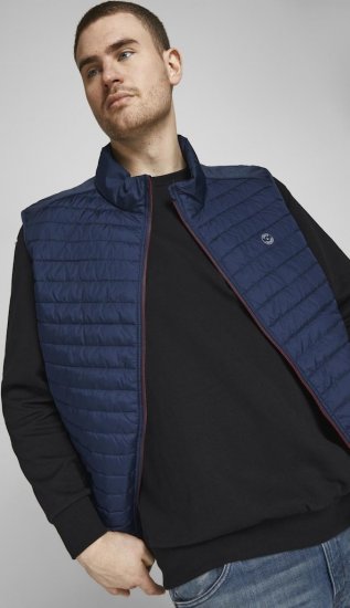 Jack & Jones Basic Sweatshirt Black - Mikiny & mikiny bez kapucne - Mikiny & Mikiny s Kapucňou 2XL-12XL