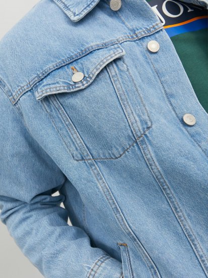 Jack & Jones JJIJEAN Denim jacket Blue Denim - Bundy - Bundy Nadmerné Veľkosti 2XL-8XL