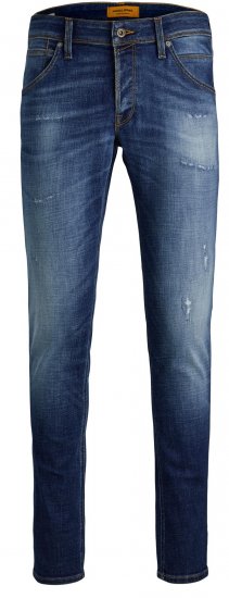 Jack & Jones GLENN FOX GE 348 Jeans Blue Denim - Džínsy & nohavice - Džínsy a Nohavice - W40-W70