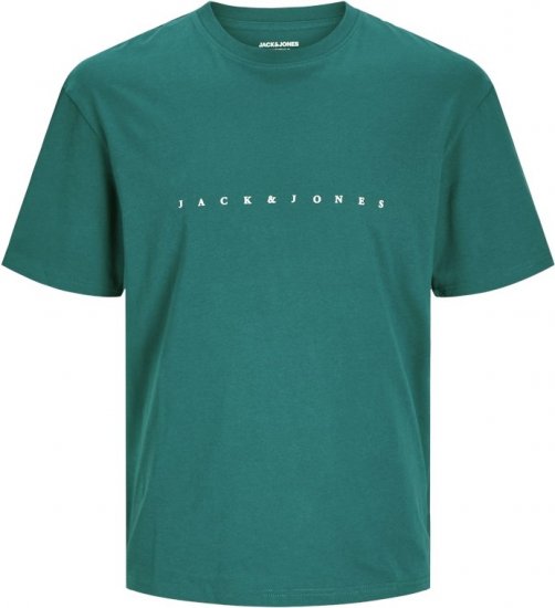 Jack & Jones STAR T-Shirt Deep Teal - Tričká - Nadrozmerné tričká - 2XL-14XL