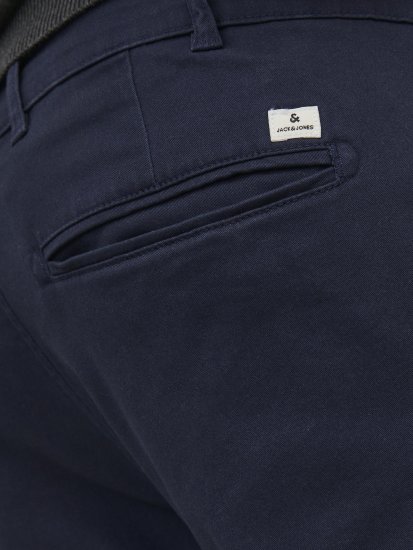 Jack & Jones JPSTMARCO JJDAVE Chinos Navy Blazer - Džínsy & nohavice - Džínsy a Nohavice - W40-W70
