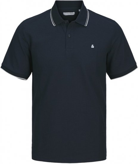Jack & Jones AUSTIN PLAY Polo Dark Blue - Polokošele - Polokošele 2XL-8XL