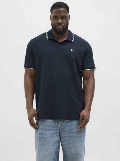 Jack & Jones AUSTIN PLAY Polo Dark Blue - Polokošele - Polokošele 2XL-8XL