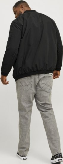 Jack & Jones RUSH Bomber Jacket Black - Bundy - Bundy Nadmerné Veľkosti 2XL-8XL