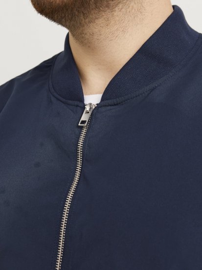 Jack & Jones RUSH Bomber Jacket Navy Blazer - Bundy - Bundy Nadmerné Veľkosti 2XL-8XL
