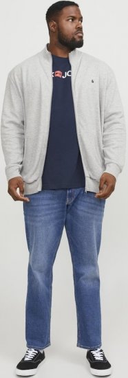 Jack & Jones Corp Logo Crew Neck T-Shirt Navy Blazer - Tričká - Nadrozmerné tričká - 2XL-14XL