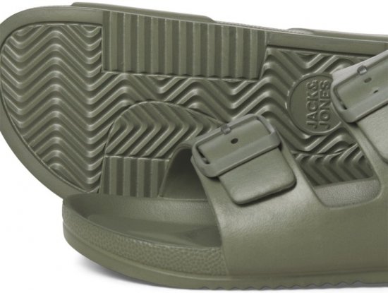 Jack & Jones Croxton Moulded Sandals Khaki - Pánske topánky 40-52 - 