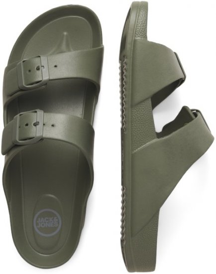 Jack & Jones Croxton Moulded Sandals Khaki - Pánske topánky 40-52 - 