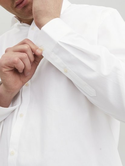 Jack & Jones CARDIFF Dress Shirt White - Košele - Košele 2XL-10XL