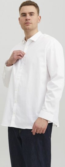 Jack & Jones CARDIFF Dress Shirt White - Košele - Košele 2XL-10XL