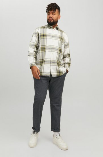 Jack & Jones JORJOSHUA Checked Shirt Dusty Olive - Košele - Košele 2XL-10XL