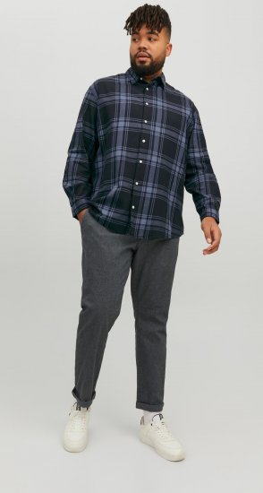 Jack & Jones JORJOSHUA Checked Shirt Navy - Košele - Košele 2XL-10XL