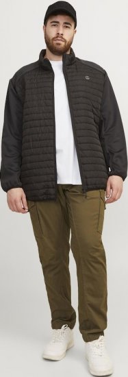 Jack & Jones PAULOS T-Shirt White - Tričká - Nadrozmerné tričká - 2XL-14XL