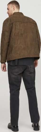 Jack & Jones ROCKY Jacket Brown - Bundy - Bundy Nadmerné Veľkosti 2XL-8XL