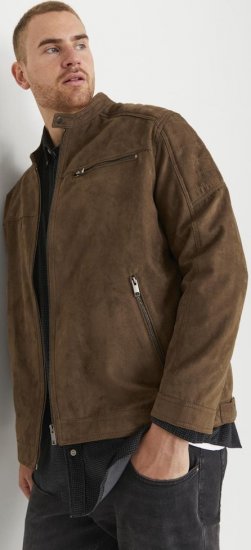 Jack & Jones ROCKY Jacket Brown - Bundy - Bundy Nadmerné Veľkosti 2XL-8XL