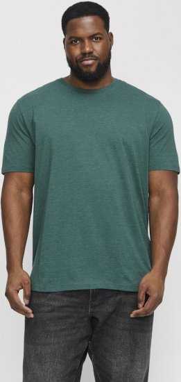 Jack & Jones ORGANIC T-Shirt Green/Melange - Tričká - Nadrozmerné tričká - 2XL-14XL