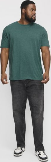 Jack & Jones ORGANIC T-Shirt Green/Melange - Tričká - Nadrozmerné tričká - 2XL-14XL