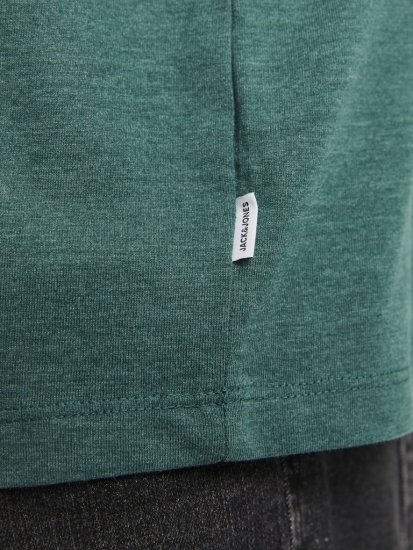 Jack & Jones ORGANIC T-Shirt Green/Melange - Tričká - Nadrozmerné tričká - 2XL-14XL