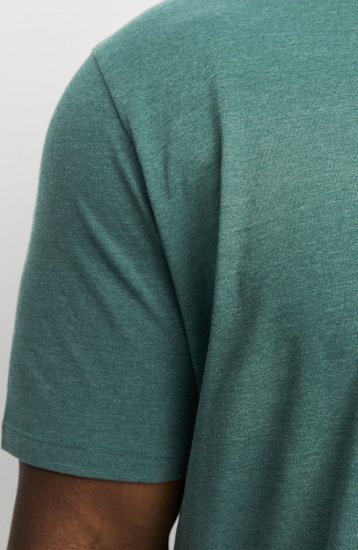 Jack & Jones ORGANIC T-Shirt Green/Melange - Tričká - Nadrozmerné tričká - 2XL-14XL