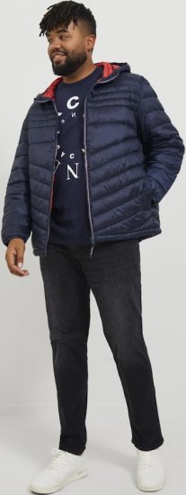 Jack & Jones GLENN FOX GE 147 Jeans Black Denim - Džínsy & nohavice - Džínsy a Nohavice - W40-W70