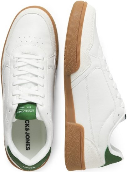 Jack & Jones Bounce Sneakers White/Verdant Green - Pánske topánky 40-52 - 