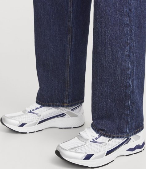 Jack & Jones Tokyo Sneakers White/MEDIEVAL B - Pánske topánky 40-52 - 