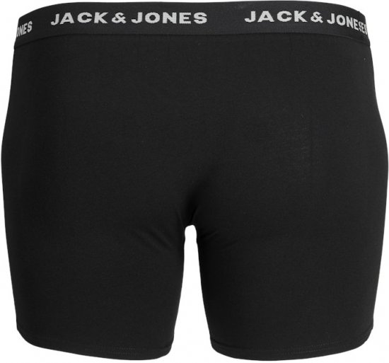 Jack & Jones BASIC Trunks 7-Pack Black - Spodná bielizeň - Spodné Prádlo 2XL-8XL