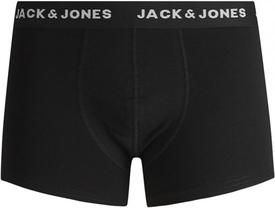 Jack & Jones BASIC Trunks 7-Pack Black - Spodná bielizeň - Spodné Prádlo 2XL-8XL