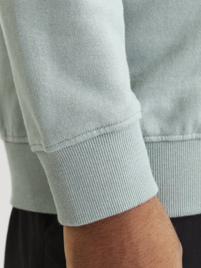 Jack & Jones HUDSON Sweatshirt Iceberg Green - Mikiny & mikiny bez kapucne - Mikiny & Mikiny s Kapucňou 2XL-12XL