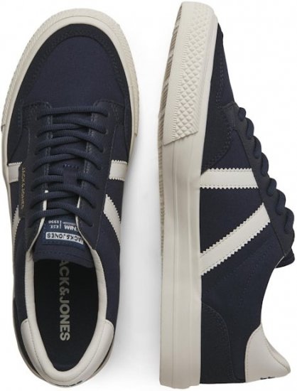 Jack & Jones Morden Canvas Special Sneakers Navy Blazer/MarshM - Pánske topánky 40-52 - 