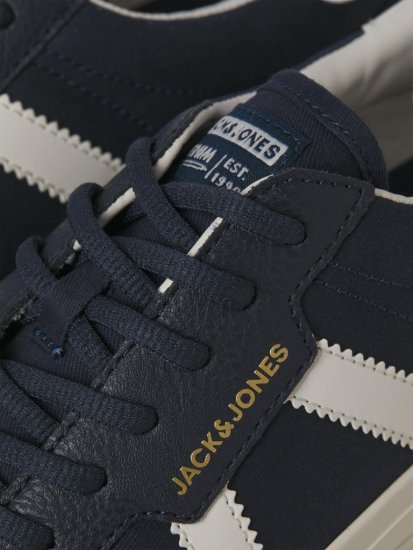 Jack & Jones Morden Canvas Special Sneakers Navy Blazer/MarshM - Pánske topánky 40-52 - 