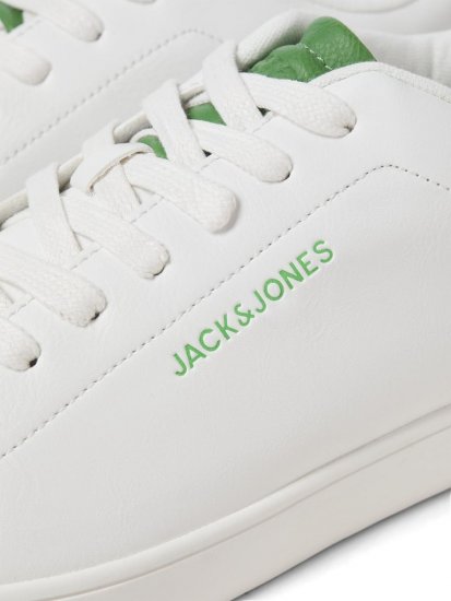 Jack & Jones Bosley Sneakers White/MEDIUM GREEN - Pánske topánky 40-52 - 