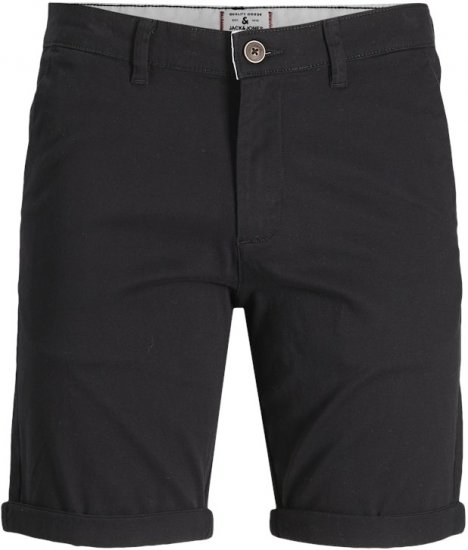 Jack & Jones Dave Chino Shorts Black - Šortky - Šortky W40-W60