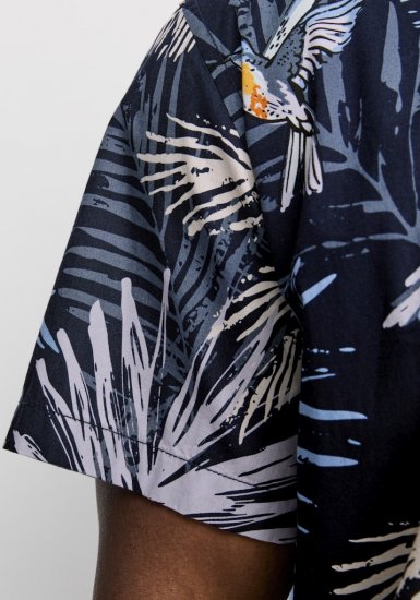 Jack & Jones Hawaii AOP Shirt Blue - Košele - Košele 2XL-10XL