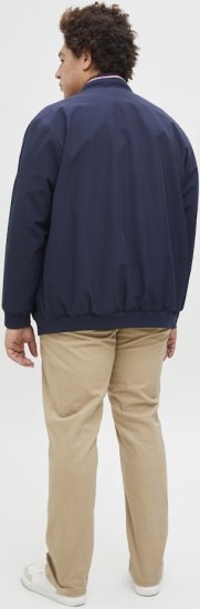 Jack & Jones Brad Bomber Jacket Seaborne - Bundy - Bundy Nadmerné Veľkosti 2XL-8XL
